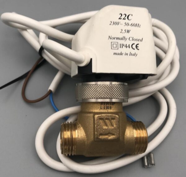 ACTUADOR C22 CON VALVULA 2VIAS 230V 2 5W RECUPERAD