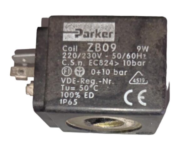 BOBINA PARKER ZB09 220/230V 0/10bAR recuperada
