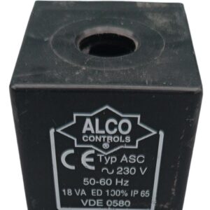 BOBINA SOLENOIDE VDE0580 ALCO 230V 50-60 HZ 18 VA