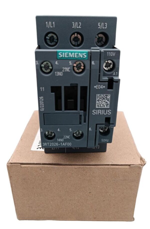 CONTACTOR SIEMENS SIRIUS 3RT2026-1AF00 110V 50HZ