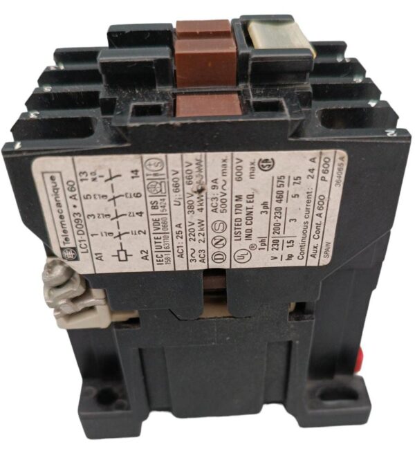 CONTACTOR TELEMECQNIQUE LC1-D093   A60