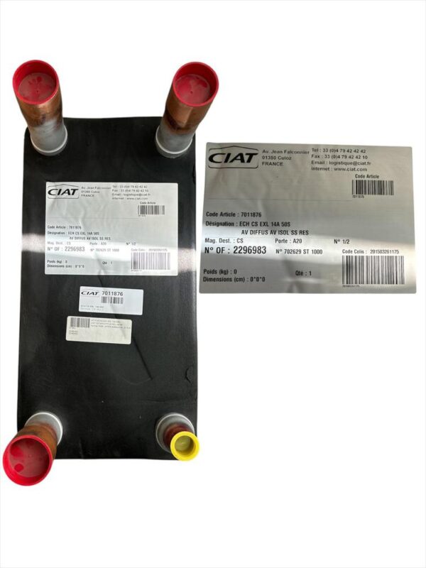 INTERCAMBIADOR PLACAS CIAT EXL14A 50S/ 7011876