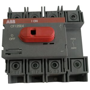 INTERRUPTOR ABB 4 POLOS 125A OT125F4N2 /1SCA105051