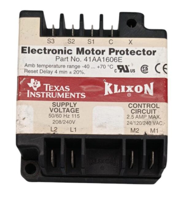 MODULO PROTECCION KLIXON 41AA1606E