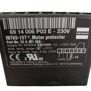 MODULO PROTECTOR KRIWAN INT69-15T 230/240V