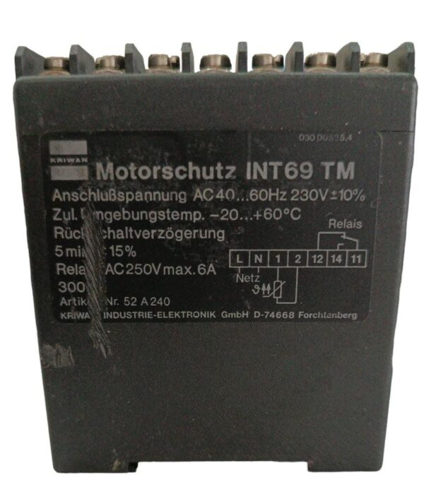 MÓDULO PROTECTOR KRIWAN INT69 TM  52 A 240
