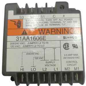 PROTECCIÓN DE MÓDULO KLIXON 31AA1606E 120/240V