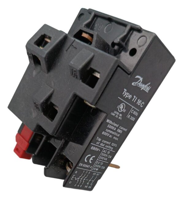 RELÉ DANFOSS TYPE TI 16 C  1'8/4'8 AMP