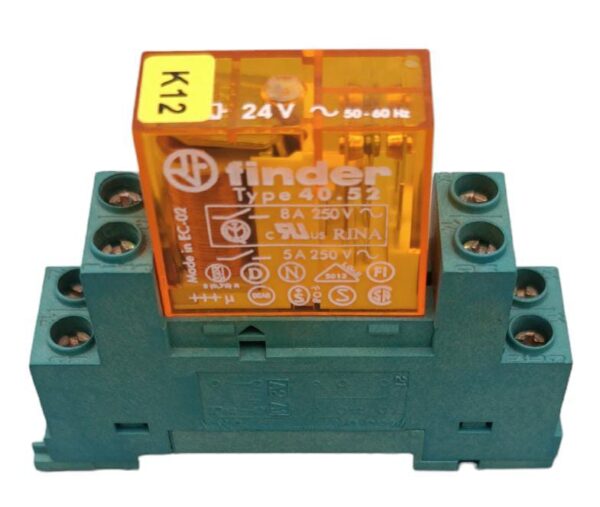 RELÉ FINDER TYPE 40 52 8A 250 V 24V-50-60 Hz  ADAP