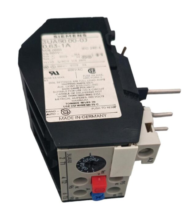 RELÉ SIEMENS 3UA50 00-OJ 0 63-1A
