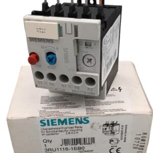 RELÉ TÉRMICO SIEMENS SIRIUS 3RU1116-1EBO 2 8-4A