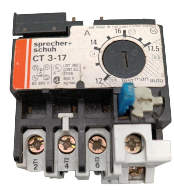 RELÉ TERMICO SPRECHER  SCHUH CT3-17