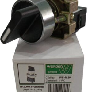 SELECTOR DE 2 POSICIONES WERDEN WE-9920