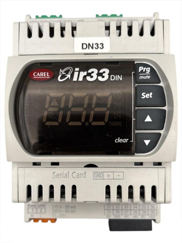 TERMOSTATO  CAREL  DN33B9HR20 REV  0 024  230VAC