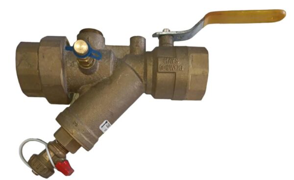 VALVULA DE BOLA 600WOG CON UNION Y FILTRO