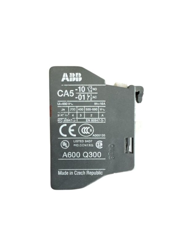 AUXILIAR CONTACTOR ABB CA5 -10-01  RECUPERADO