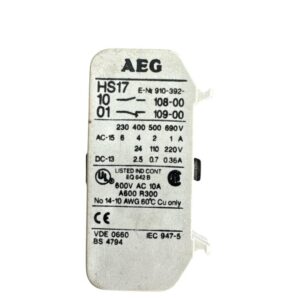AUXILIAR CONTACTOR AEG H517 RECUPERADO