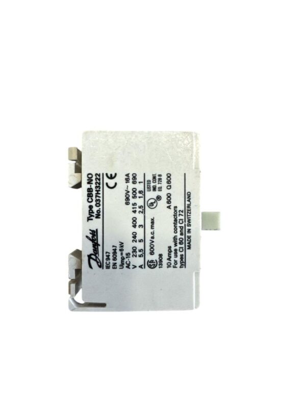 AUXILIAR CONTACTOR DANFOSS CBB-NO 037H3222 REC
