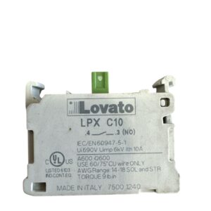 CONTACTOR AUXILIAR LOVATO LPXC10 RECUPERADO