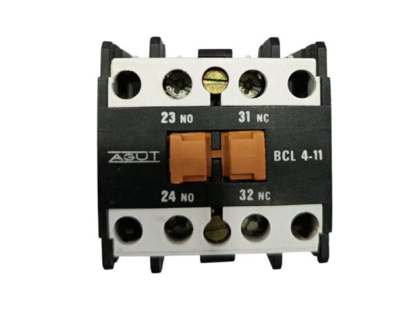 CONTACTOR AUXILIAR AGUT BCL4411 1NO-1NC  RECUPERAD