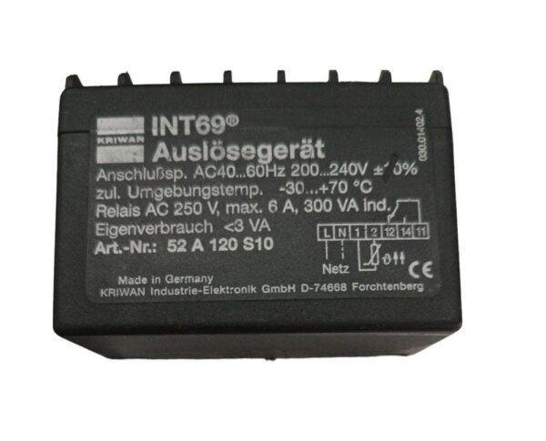 MODULO INT69/52A 120 S10 PROTECTOR MOTOR 230V/ 6