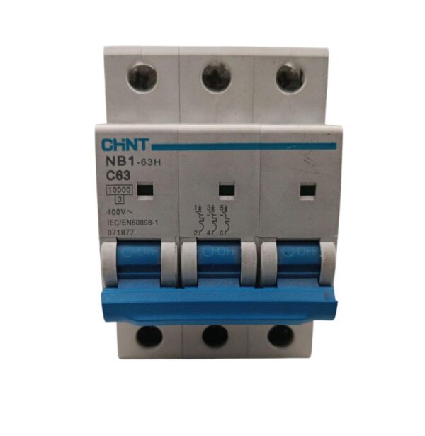 MAGNETOTER CHINT NB1-63H C63 3P CURVA C