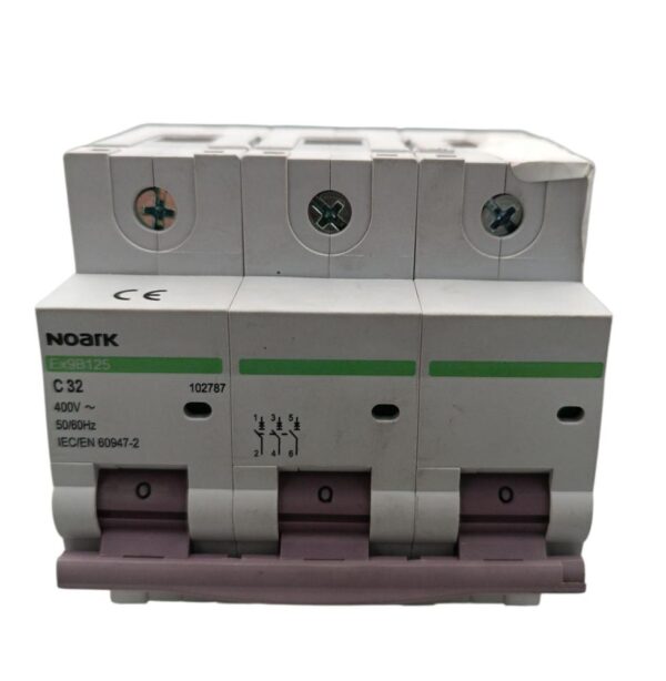 MAGNETOTERMICO NOARK 3P CURVA C Ex9B125 3P C32A